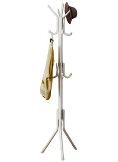 Buy ARTC 3 Tier Free Standing Coat Rack and metal Cloth Hanger With 12 Hooks, 175 x 45 x 45cm in UAE