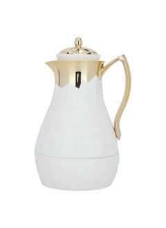 Buy Diamond Thermos Light Beige 1 Liter Press in Saudi Arabia