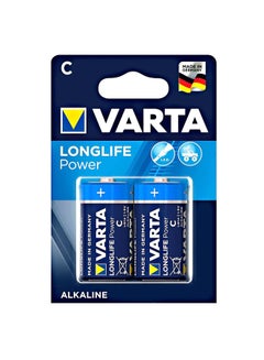 Buy Varta Long life Power C Batteries 2 Units in UAE