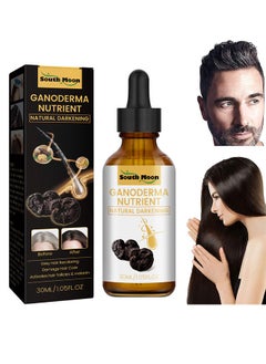 Buy Anti-Greying Hair Serum, Dark Anti Graying Hair Serum For Men and Women, Ganoderma Nutrient Natural Darkening, Promoting Healthier And Thicker Hair in UAE