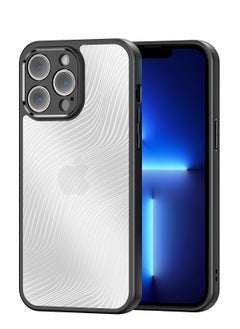 Buy DUX DUCIS Aimo Cover for the iPhone 13 Pro mobile phone slim, transparent matte cover made of TPU, polycarbonate, polypropylene, silicone - black in Egypt