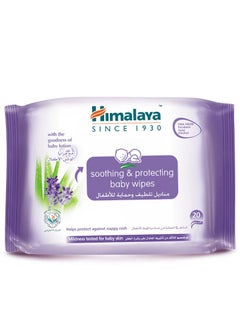 Buy BABY WIPES SOOTHING & PROTECTING 20'S in UAE