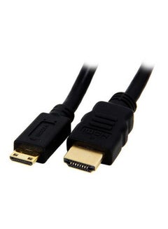 Buy HDMI To Mini Cable Black/Gold in Saudi Arabia