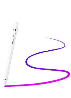 Buy ProOne  Active Stylus Pen 1.45mm Fine Tip for iPad, iPhone, Samsung Tablets | Precision, No Lag, Rechargeable | Compatible with All Android & iOS Capacitive Touchscreens | Ideal for Drawing, Note in UAE