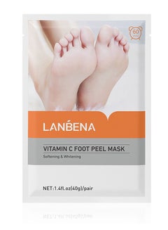 اشتري Vitamin C Foot Peel Mask Minimize The Pores And Get Smooth Skin - 1 Pair 40g في الامارات