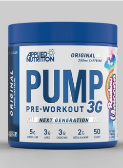 اشتري PUMP 3G PRE WORKOUT 375G Rainbow unicorn في الامارات