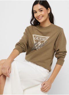 Buy Crew Neck Graphic Sweatshirt in UAE