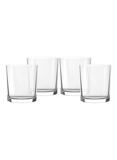 Buy Mix Drinks Glass Set Of 4 Transparent in Egypt