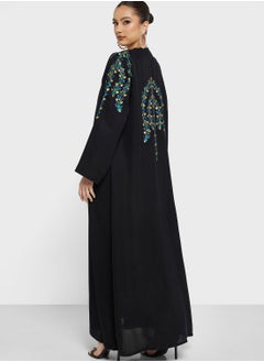 Buy Embroidery Detail Abaya in UAE