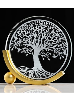 Buy Crystal Tree of Life Home Decor House Warming Gifts New Home Good Luck Gifts Feng Shui Statues For Home Desk Zen Spiritual Decor For Women in Saudi Arabia