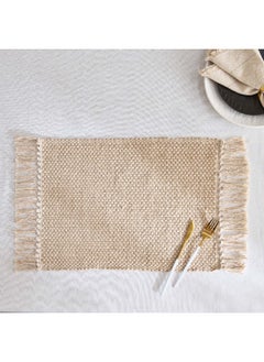 Buy Terra Jute Cotton Woven Placemat 48 x 35 cm in UAE