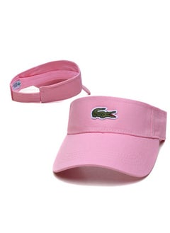 Buy Lacoste visors baseball cap duckbill cap pointed hat sun hat pure cotton men's and women's caps baseball outdoor Pink in UAE