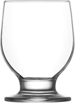 Buy LAV RENA Glass / 305 cc - 10.25 Oz / 6 Pcs/Elegant design, Trusted Brand, attractive shape of smoothies, Juices, Cocktails/High Quality Materials in Egypt