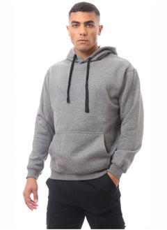 Buy Slip On Heather Dark Grey Comfy Hoodie in Egypt