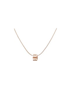 Buy CALVIN KLEIN CK Rose Gold Necklace Men's and Women's Clavicle Chain in Saudi Arabia