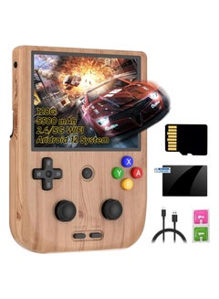 Buy RG405V Retro Video Handheld Game Console Android 12 System 4 inch IPS Touch Screen Game Player Built-in 128G TF Card 3154 Classic Games 5500 mAh Battery Compatible with Bluetooth and WiFi in UAE