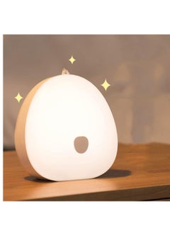 اشتري Kids Night Light, Usb Rechargeable Baby Nursery Lamp With Color Changing Touch Senor, Brightness Adjustable, Dimmable Eye Caring, Hangable, Bedside Table Lamp For Baby Kids Room Bedroom في الامارات