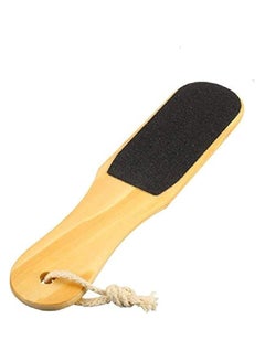 Buy Double Sided Wood Foot Rasp Foot File And Callus Remover Red/Black in UAE