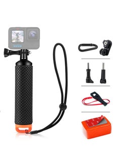 Buy Waterproof Floating Hand Grip Handler & Handle Mount Accessories Kit Compatible with GoPro Hero 11 10 9 8 7 6 5 4 3 3& 2 1 Session for Water Sport and Action Cameras (Orange) in UAE