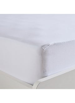 Buy Essential Queen Cotton Olympic Fitted Sheet 160 X 200 X 36 Cm in UAE