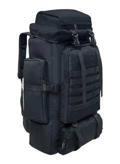 Buy 80L Camping Hiking Military Tactical Backpack, Adjustable Water Resistant Large Capacity Travel Daypacks Outdoor Rucksack in Saudi Arabia