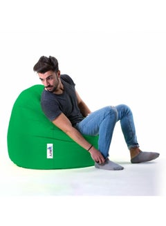 Buy Green Medium Comfy Bean Bag - Waterproof in Saudi Arabia