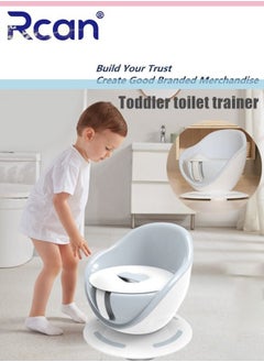 Buy Baby Toilet Portable Toddler Toilet Trainer Potty with Backrest Armrest 360° Anti Rollover Thickened PU Pad Anti Splash Non Slip Suitable for Baby Boys and Girls Kids for Outdoor Travel Car in Saudi Arabia