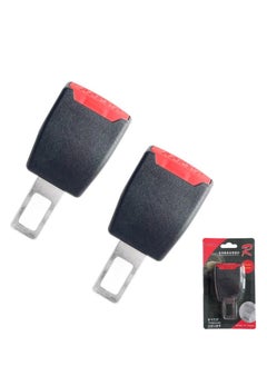 Buy Car Buckle Extender 2 PCS Seat Belt Buckles Holder Clip Belt Adjuster Extension Socket Buckle Connector for Universal Vehicle Seats in Saudi Arabia