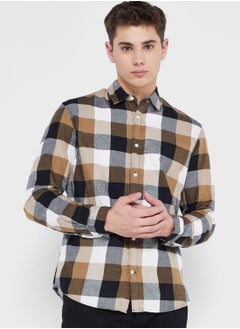 اشتري Checkered Slim Fit Shirt في الامارات