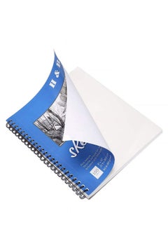 Buy A4 Sketchbook, Paper Pad, Notebook, Acid Free White Paper 200 Pages 100 Leaves in UAE