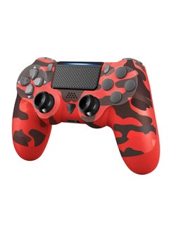 Buy Wireless Controller for PS4 with Dual Motors, Charging Cable, Stereo Headset Jack, Multitouch Pad - Gift for Girls, Kids, Men (Red) in UAE