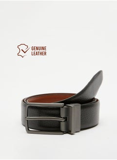 Buy Men's Solid Waist Belt with Pin Buckle Closure in Saudi Arabia