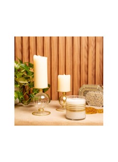 Buy Golden Stripes GLASS CANDLES, Scented Candles in Egypt