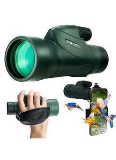 اشتري Piper Monocular Telescope, 12x55 HD Monocular for Adult with BAK4 Prism & FMC Lens, Lightweight Monocular with Smartphone Adapter Suitable for Bird Watching Hunting Wildlife Hiking Traveling في الامارات