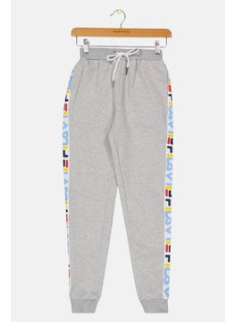 اشتري Kids Girl Drawstring Jogger Pant, Grey في الامارات