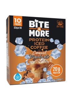 Buy Protein Iced Coffee - Caramel Macchiato - (10 pack) in Saudi Arabia