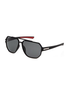 Buy Men's Polarized  Sunglasses SFI301 60U28P - Lens Size: 60 Mm - Matt Black in Saudi Arabia