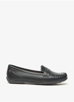 Buy Women's Textured Slip-On Loafers in Saudi Arabia