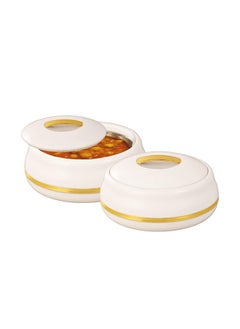 Buy Jaypee Twin Set, 850ml+850ml Pack of 2 Thermoware Casserole, O Maria Neo-Cream in Saudi Arabia