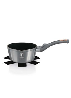 Buy Aluminium Sauce pan, 16 cm with Protector, Grey, Hungary in UAE