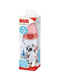 Buy First Choice Temperature Control Plus Mickey Mouse Baby Bottle 300Ml in UAE