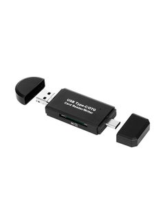 Buy High-speed USB Micro USB Type-C/OTG Card Reader Writer TF SD Card Writer 3 In 1 OTG Card Reader for PC Smart Phones in Saudi Arabia