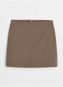 Buy Checked Mini Skirt in Saudi Arabia