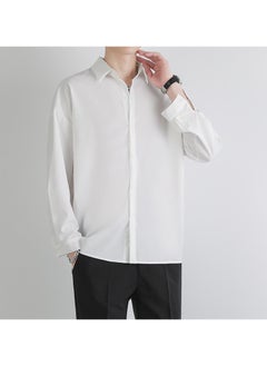 اشتري New Design Feel Loose Shoulder Solid Men's Shirt في الامارات