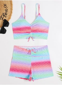 اشتري 2 Piece Boxer Swimsuit Beach Bikini في الامارات