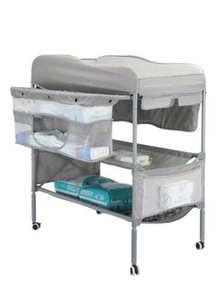 اشتري COOLBABY Baby Diaper Table Portable Multi-Functional Folding Baby Touch Table Changing Diapers Mobile Newborn Care في الامارات