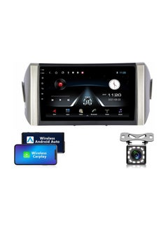 Buy Android Car Stereo for Toyota Innova 2015 To 2018 6GB RAM 128GB ROM Mirror-Link Wi-Fi BT, Radio GPS Navigation, 9 Inch Support SIM Card, Apple Carplay, IPS Touch Screen with Backup Camera Included in UAE