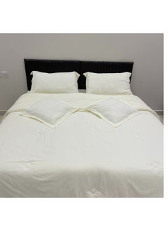 اشتري Duvet Cover Full Size, Soft Solid color minimalist Full Duvet Cover Set في السعودية