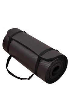 اشتري Yoga Mat Non Slip,Yoga Mat with Strap Included 10mm Thick Exercise Mat Yoga and Many Other Home Workouts في الامارات