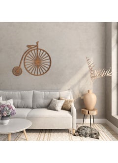 Buy Home Gallery Decorative Classic Bike Wooden Wall Art 80X80 in Egypt